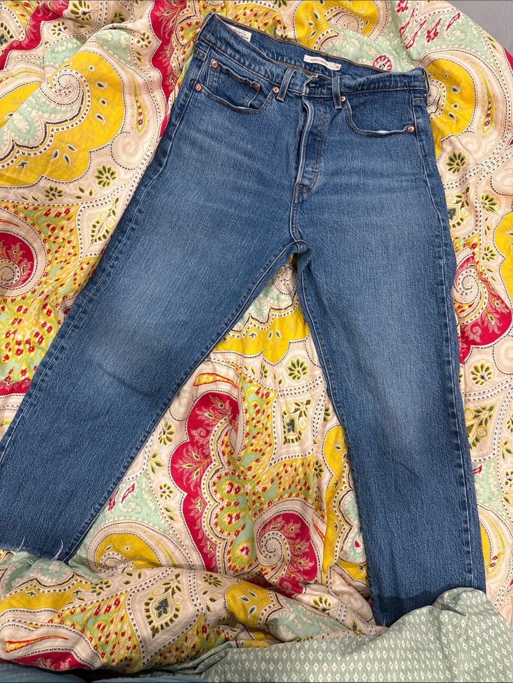 Levi's Medium Blue Straight-Leg Women's Jeans